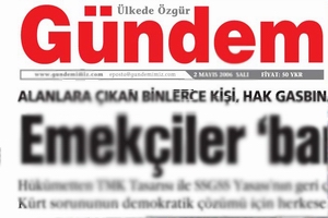 Özgür Gündem Gazetesi karıştı